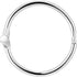 Loose Leaf Binder Rings 1Inch(12 Pack) Office Metal Book Ring,Nickel Plated Steel Key Rings for School Home or Office,Sliver