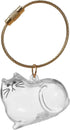 Cat Pet Keepsake Funeral Supplies: DIY Pet Fur Memory Capsule, Memorial Keychain for Cats, Transparent Transparent Material Pets Fur Keepsake, Self-Fill cat Memorial Gift for Pets Lovers (No.2)