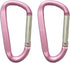Large Carabiners Keychain 3" Aluminum D Shape Premium Durable D-Ring Carabiner Clip Hook Camping Accessories Snap Link Key Chain Durable Improved Design
