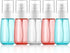 2 oz Travel Spray Bottles TSA Approved，Leak Proof Travel Size Mini Small Fine Mist Spray Bottle 2 oz for Face Hair (5 Pack)