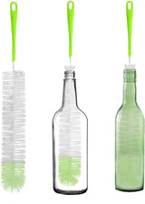 TISSA Long Bottle Cleaning Brush 18" Extra Long x 2.17" Extra Wide Brush for Washing Beer Wine Brewing Bottles Decanter, Water Bottle Brush Washer(1 Piece)
