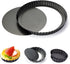 9 in Non-Stick Tart and Quiche Pan with Removable Bottom and 4 Mini Tart Pans 4-inch, Heavy Duty Fluted Side for Pies, Mousse Cakes, Dessert Baking (5 Pack)