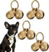 4Pcs Extra Loud Bell for Cat Dog Collar, Extra Loud Jingle Pet Bell for Cat Dog Tracking Bells to Go Outside Tracking Perfect for Safety & Identification, Copper 1.5 Inch