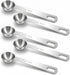 5PCS Teaspoon Measuring Spoon, 4.72 inch Stainless Steel 1 Tsp Measuring Spoon Set for Kitchen Ingredients (Silver, 5ml)