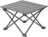 Roll-Up Camping Table, 4-Person Lightweight Portable Outdoor Table with Carry Bag for Picnics BBQ Travel (15.7”x13.7”x11” Black)