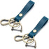 Leather Car Keychain Holder for Men and Women,Universal Keys Fob Key chains Accessories with Carabiner Clip
