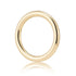 15pcs Metal Seamless Welded O Rings,Multi-Purpose O-Ring Hardware for Crafts Macrame Rings,Gold,1 inch