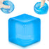 Ice Cube Squishy Stress Ball,1.98"*1.98" Medium Squishy Cube Fidget Toy, Ice Cube Pieces Silent Nice Square Shape Anxiety Sensory Squishy Fidget Toy Slow Rise, Classroom Prizes, Calming(Blue)