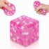 Ice Cube Squeeze Toy, Stress-Relief Sensory Toy, Slow Rebound Squeeze Cube, Suitable for Children and Adults, 1.98 Inch Snowflake Crushed Ice (Purple)