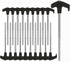 20 Pack Tent Stakes Heavy Duty, 8 Inch Tent Stakes Tent Pegs Camping Non-Rust Ground Stakes for Camping Patio, Garden, Canopies, Grassland, Outdoor (Black)