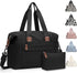 Travel Duffle Bag, Waterproof Weekender Overnight Hospital Bags for Women Men with Toiletry Bag Lightweight Carry on Personal Item Duffle Gym Bag for Travel, Airplanes, Sports