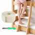 Soft Bunk Bed Ladder Pads with Cutter – Foam Step Padding & Ladder Cover for Kids’ Loft Beds, Dorm Ladders, Stairs & Edges, Easy-Cut Protective Pads for Comfortable Climbing and Home Safety (White)