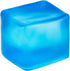 Giant Stress Cube - 3.15" Cube-Sensory Fidget Squeeze Toy with Super Solid Squish-Slow Rising Ice Cube Stress Balls-Stress Relief Hand Toy (Blue)
