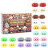 Fidget Squishy Stress Relief Toy - Mystery Dumpling Squishy Calendar Blind Box - Adult Decompression Squeeze Toy - GJ857