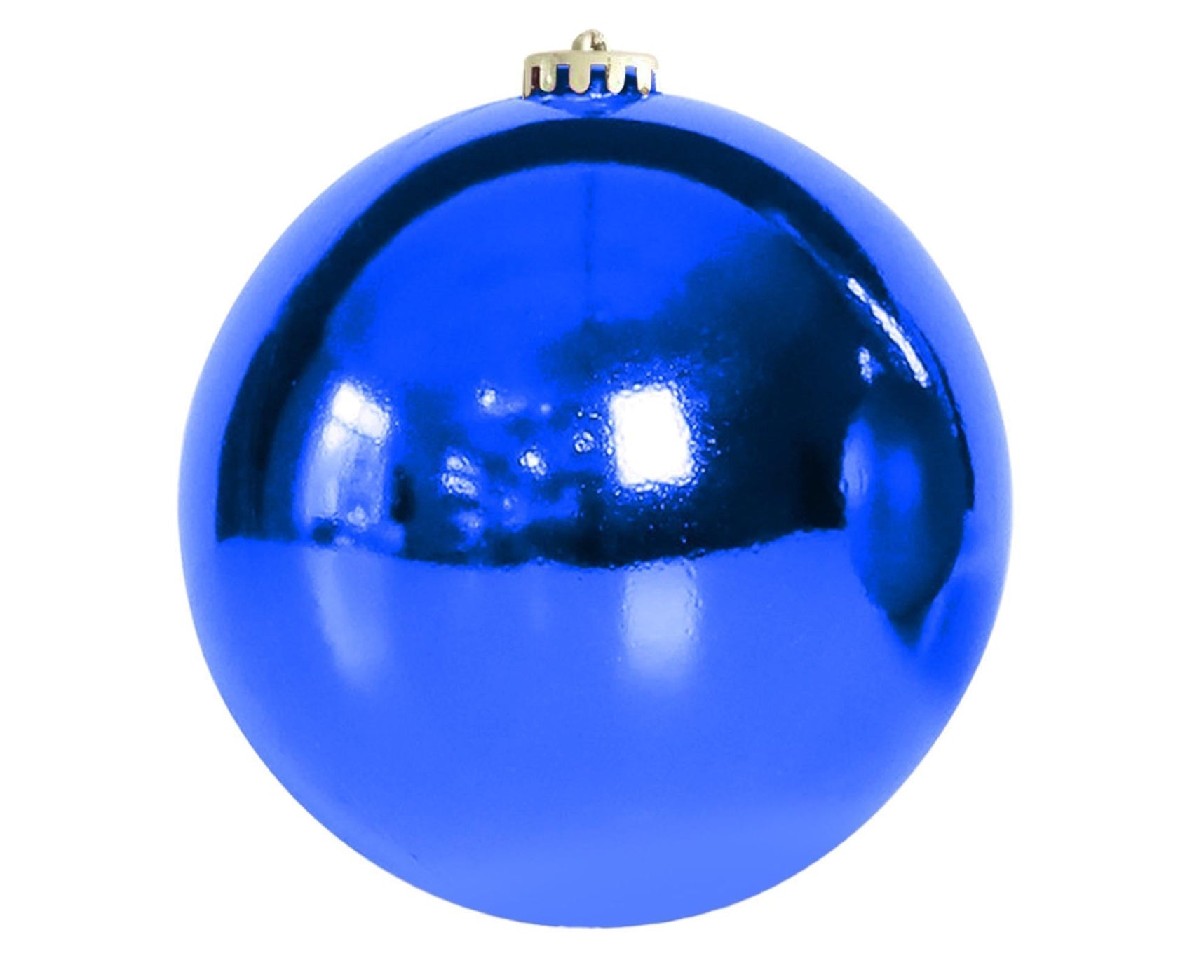 Electroplate Christmas Balls Pendant DIY Plastic Xmas Ambience Festival Balls Pendants Party Supplies-Blue