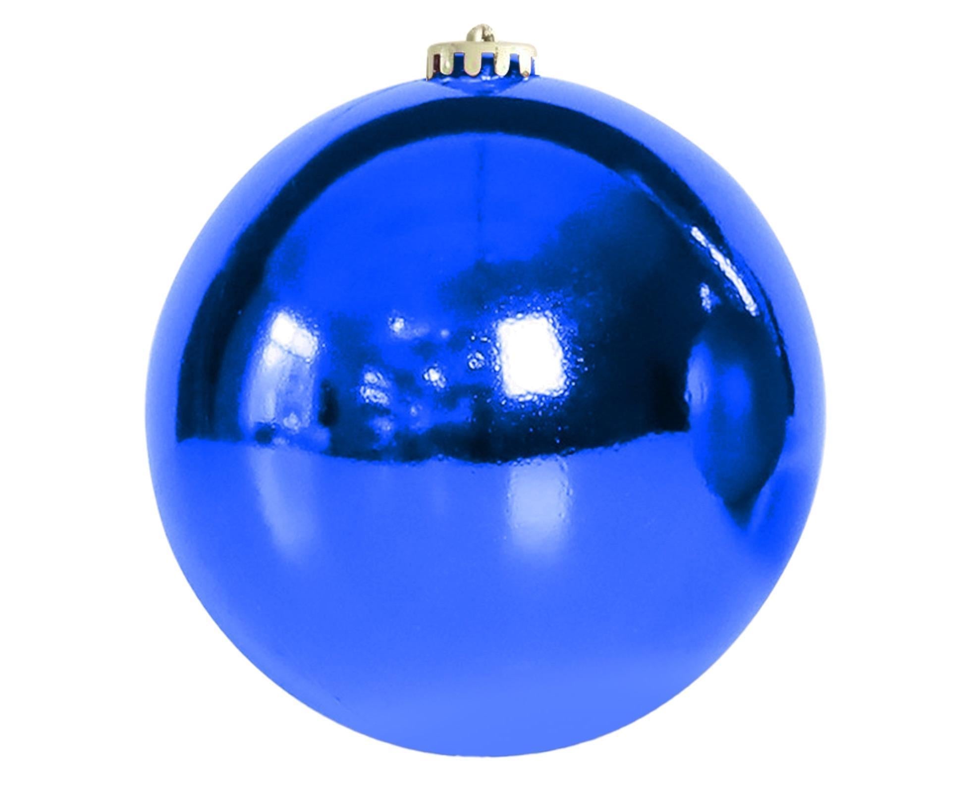 Electroplate Christmas Balls Pendant DIY Plastic Xmas Ambience Festival Balls Pendants Party Supplies-Blue