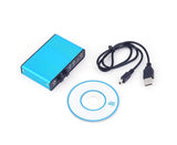 6 Channel USB 2.0 External 5.1 Optical S/PDIF Audio Sound Card Adapter for Win7 Blue