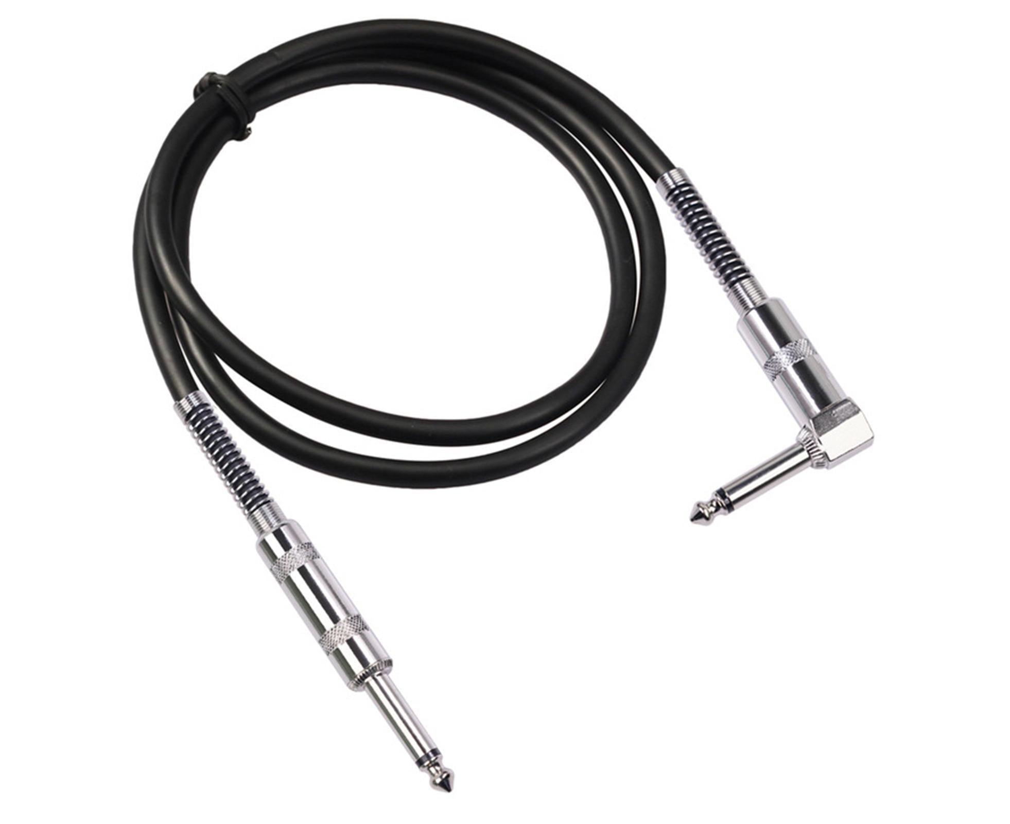 90 Degree Electric Guitar Audio Cable Musical Instruments Connecting Cord Line