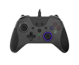 AG110 Game Joystick Vibration Ergonomic Design No Delay Wired Connection Non-slip Game Control Sensitive USB Wired Controller Game Joystic for XBox Black