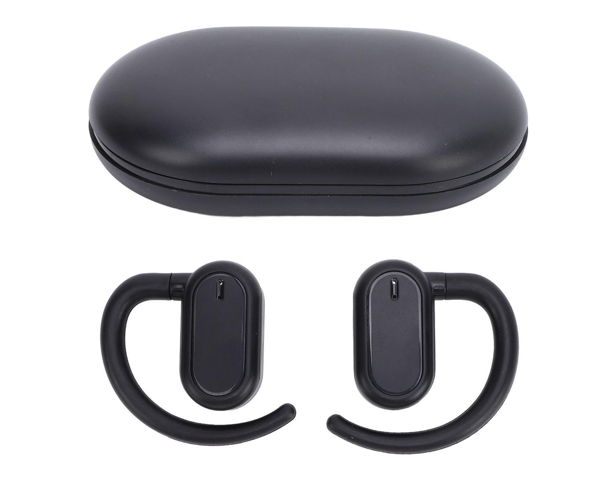Language Translator Earbuds 144 Online Translation Languages Bluetooth 5.4 Wireless Music Device with APP for IOS Android Black