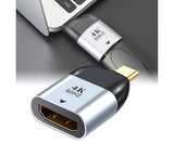 Compatible USB Type C to HDMI-compatible Cable 4K 60HZ Converter Adapter for Thunderbolt 3 Grey