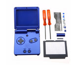 Console Housing Shell Case Screen Lens Screwdriver Kits Tool for Nintendo GBA SP Blue