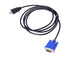 DOONJIEY Converter Cable High Resolution Fast Transmission Plug Play HDMI-compatible Male to VGA 1080P Male PVC Video Adapter Cord for Laptop