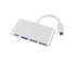 Portable 4 in 1 Type-C to USB 2.0 3.0 Converter Adapter Hub Cable for MacBook Silver