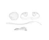 Language Translator Earhooks Bluetooth 5.3 Support 144 Languages Online Translation Wireless Earbuds Device for Music and Calling White