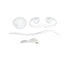 Language Translator Earhooks Bluetooth 5.3 Support 144 Languages Online Translation Wireless Earbuds Device for Music and Calling White