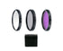 Professional UV CPL Polarizer FLD Photo Photography Filter Kit for SLR Camera