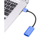Video Capture Card Portable High Resolution Low Latency HDMI-compatible to USB 3.0 Game Capture Device for Live Streaming Blue