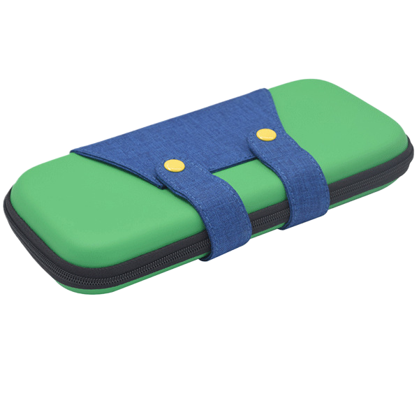 Carry Case Compatible with Nintendo Switch and New Switch2 Console with Pockets for Accessories and Games-Green