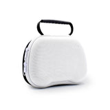 Gaming Controller Travel Carrying Case Compatible with Playstation 5 Wireless Controllers. Protective Storage Holder Bag Cover for PS5 Console (Box Only)-White & Black