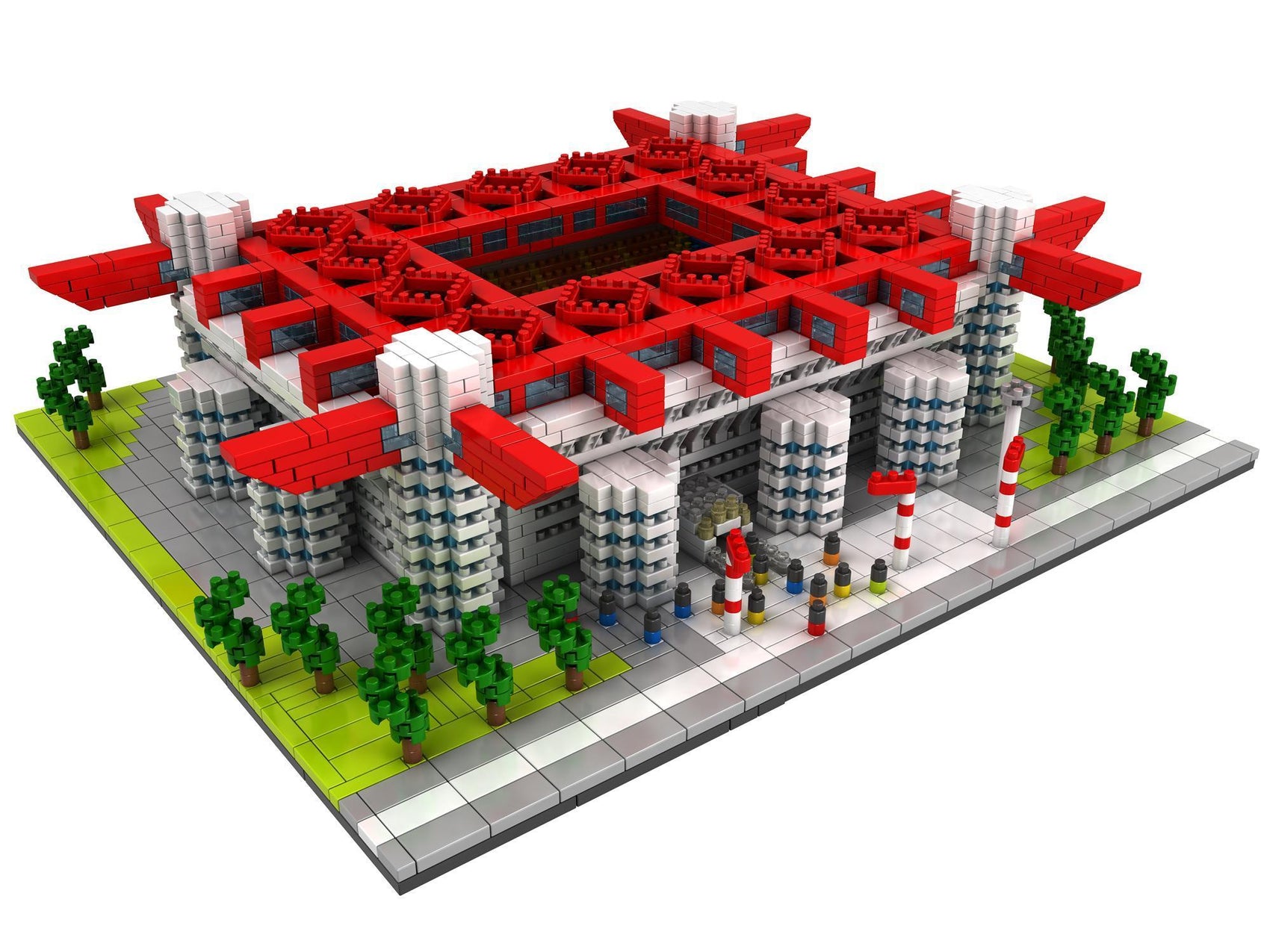 3800 Pcs San Siro Stadium Building Blocks Toys DIY Assemble Toys kits Model Kits