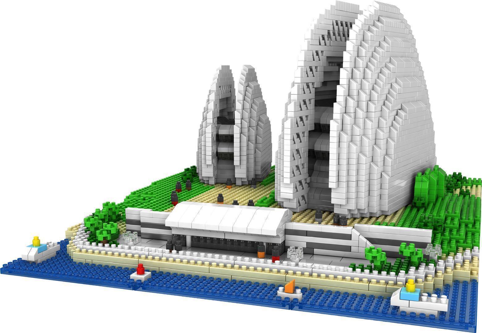 3962 Pcs Zhuhai Grand Opera House Building Blocks Toys DIY Assemble Toys kits Model Kits