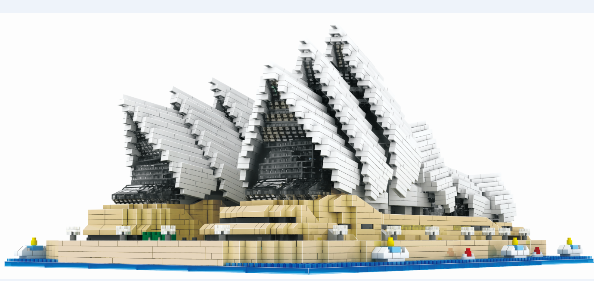 4131 Pcs Sydney Opera House Building Blocks Toys DIY Assemble Toys kits Model Kits