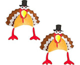 2 Pack Funny Roasted Turkey Hat Thanksgiving Hat Halloween Costume Dress Up