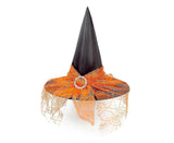 Fashion Reusable Cloth Halloween Babies Wizard Hat For Party Decor-Black