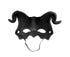 Halloween Masquerade Devil Mask Unique Scary Half Face Ram Horn Devil Mask for Halloween Costume Supplies