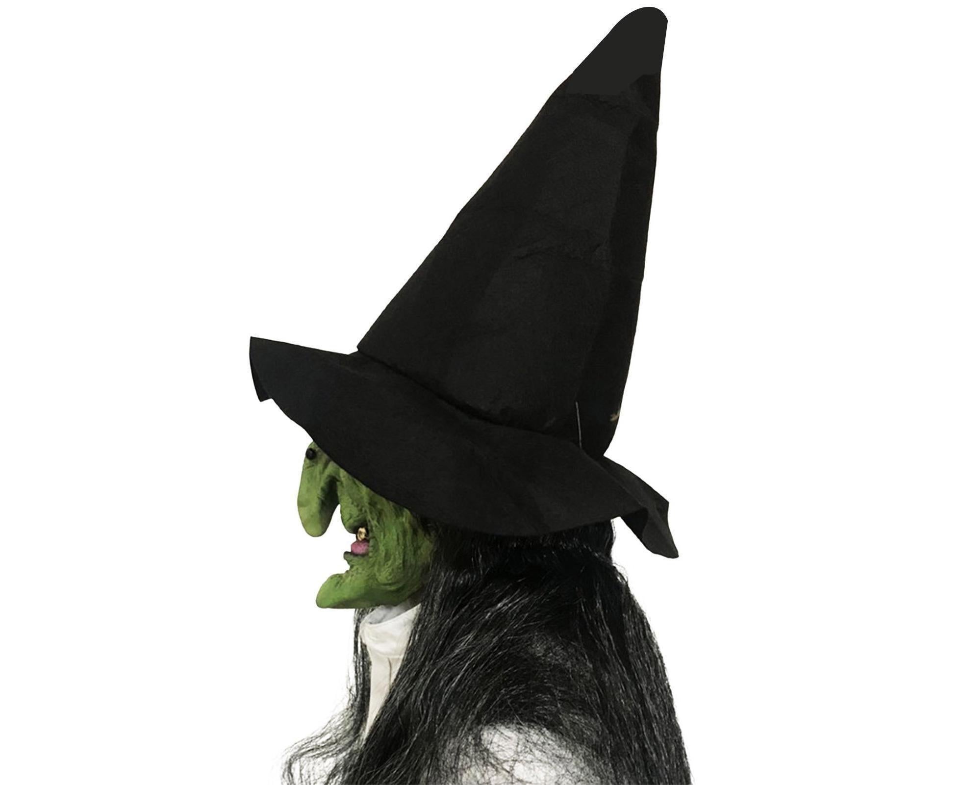 Halloween Witch Cosplay Headgear Cosplay Creepy Scary Masquerade Witch Masks for Home Party Decoration