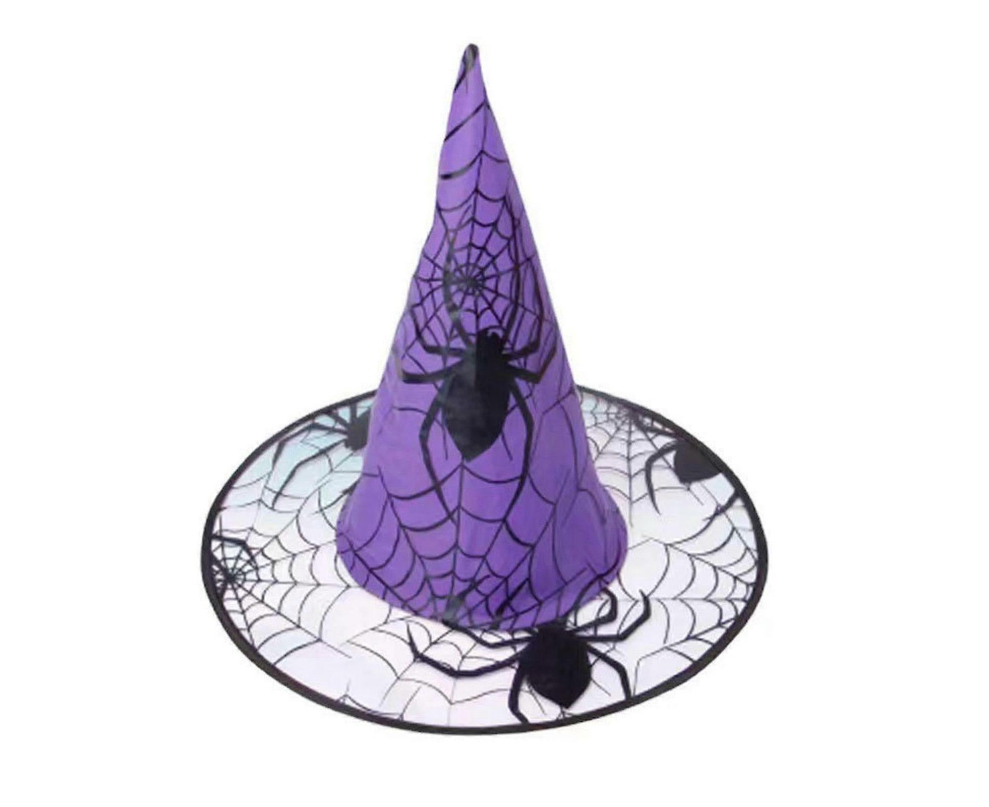Halloween Witch Hat Non-woven Hat Event Party Supplies Props Decoration-Orange