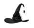 Hallowmas Halloween Pleated Witch Hat Party Witch Hat Black Witch Hat(1pcs, Black)