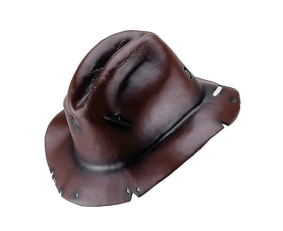 Horror Halloween Freddy Krueger Mask With Gloves Hat Killer Cosplay Full Head Latex Mask Masquerade Party Props