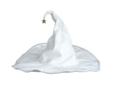 Lace-up Strap Witch Hat Women Adult Halloween White Wizard Hat Party Headgear