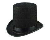 Unisex Halloween Headgear Spooky Skull Artificial Simulation Terror Headwear Prop Long - Black Hat