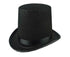 Unisex Halloween Headgear Spooky Skull Artificial Simulation Terror Headwear Prop Long - Black Hat