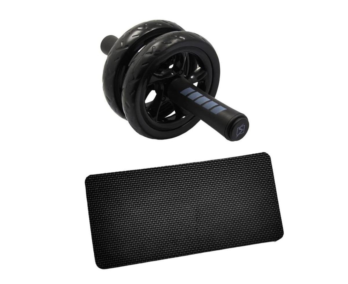 Abdominal trainer AB abdominal roller for training - abdominal muscle trainer / fitness strength training roller with knee pad