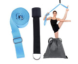 Adjustable Leg Stretcher, Door Flexibility Stretching Leg Strap,Great for Ballet Cheer Dance Gymnastics or Any Sport Leg Stretcher Door - Lake blue