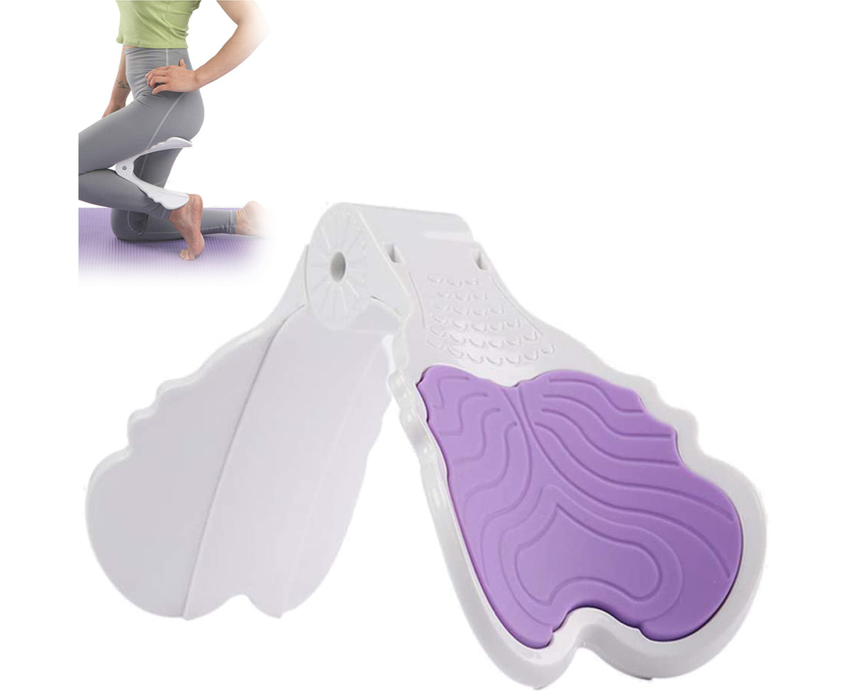 Hip Trainer, Thigh Master, Pelvic Floor Strengthening Device Women, Trainer for Postpartum Rehabilitation, Thigh Toner Workout Exerciser - Purple